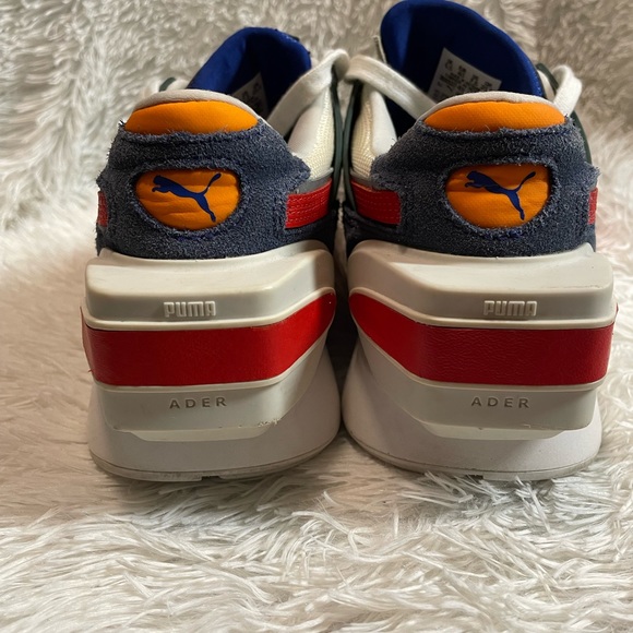 Puma RS-1 Ader Error Textile Lace Up Off White Mens Trainers 369537 01 Size 7.5 - Picture 4 of 7